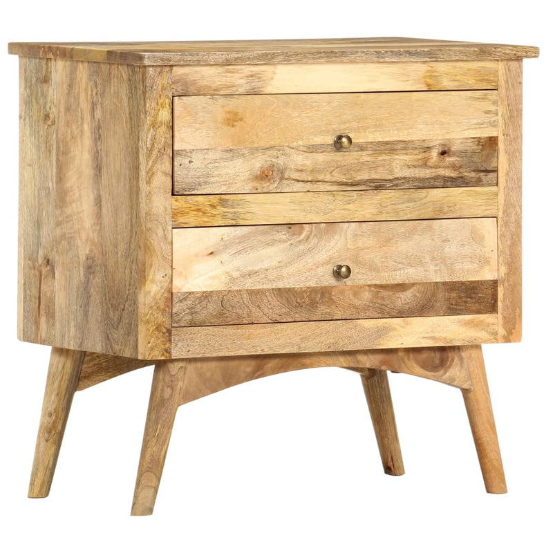 Bedside Cabinet 65x35x60 cm Solid Mango Wood