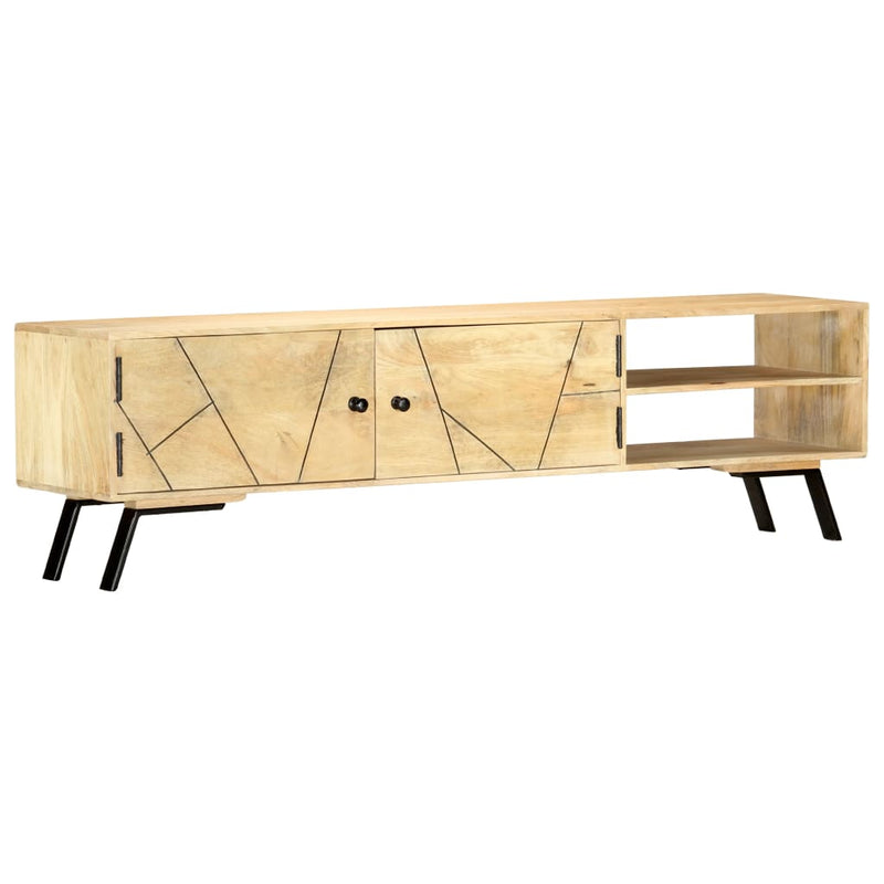 TV Cabinet 140x30x40 cm Solid Mango Wood