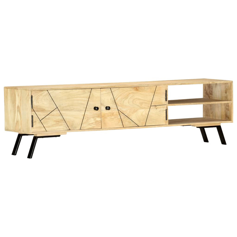 TV Cabinet 140x30x40 cm Solid Mango Wood