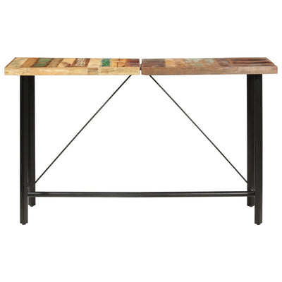 Bar Table 180x70x107 cm Solid Reclaimed Wood