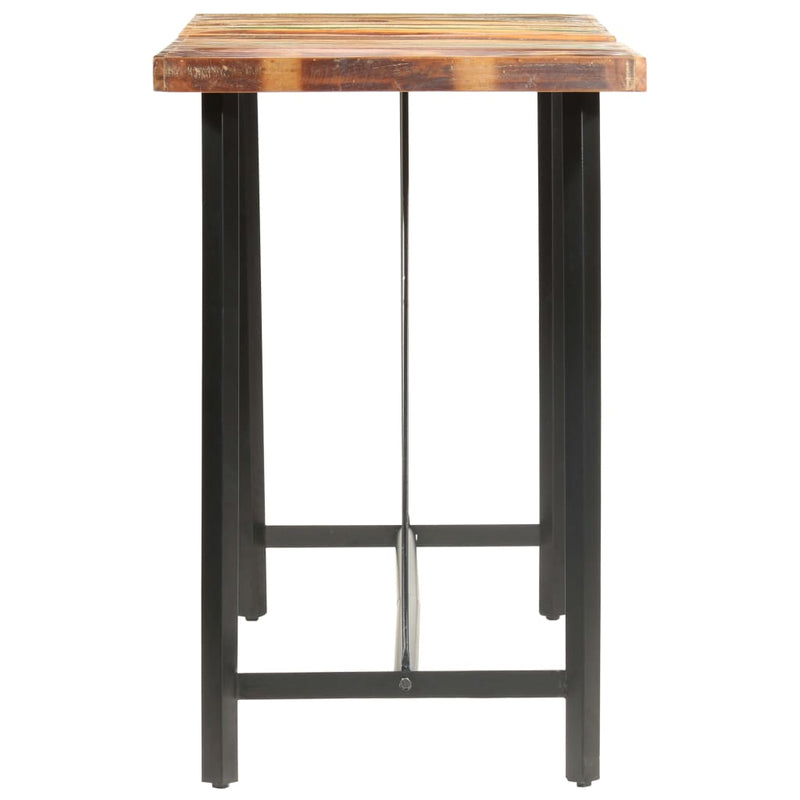 Bar Table 180x70x107 cm Solid Reclaimed Wood