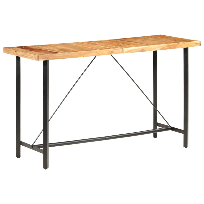 Bar Table 180x70x107 cm Solid Acacia Wood