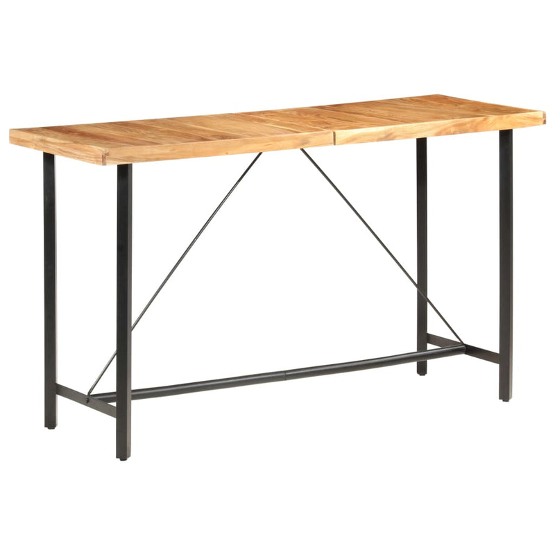 Bar Table 180x70x107 cm Solid Acacia Wood