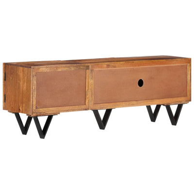 TV Cabinet 140x30x46 cm Solid Wood Mango