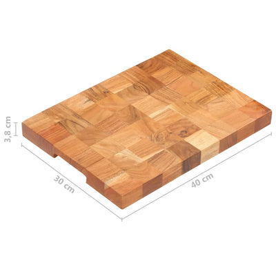 Chopping Board 40x30x3.8 cm Solid Acacia Wood