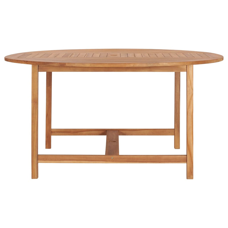 Garden Table 150x76 cm Solid Teak Wood