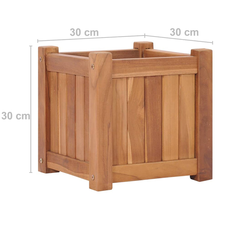 Raised Bed 30x30x30 cm Solid Teak Wood