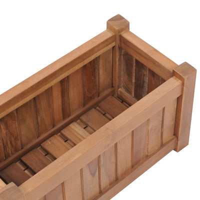 Raised Bed 50x25x25 cm Solid Teak Wood