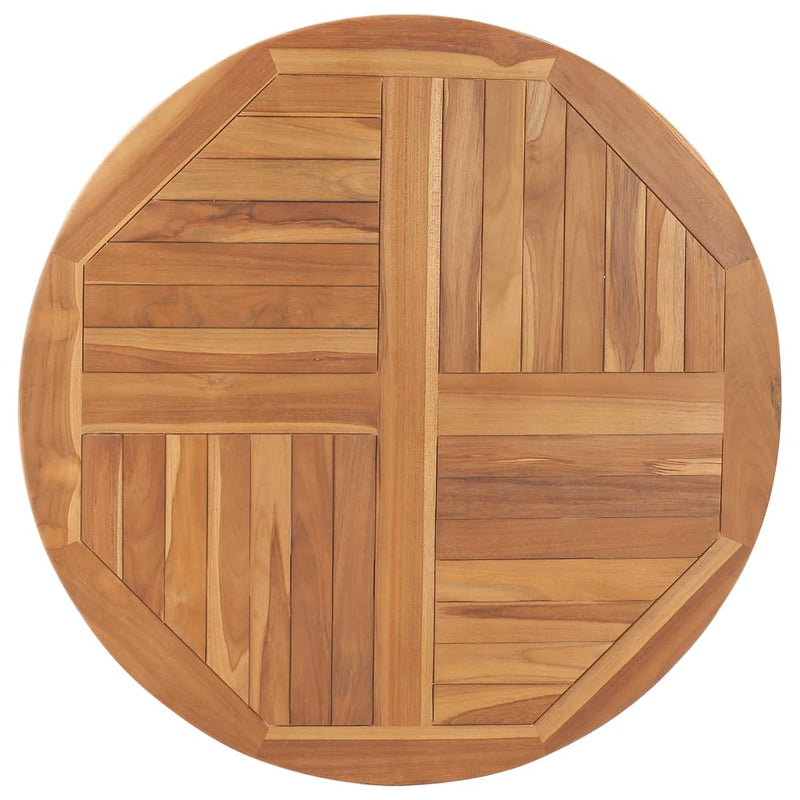 Table Top Solid Teak Wood Round 2.5 cm 90 cm