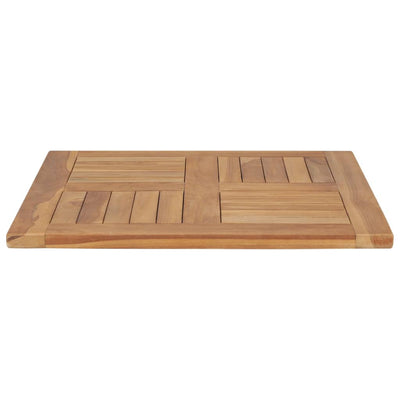 Table Top Solid Teak Wood 60x60x2.5 cm