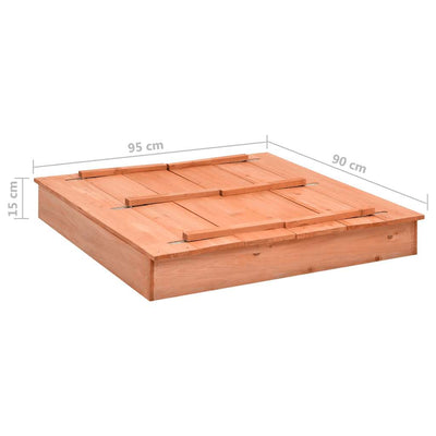 Sandbox Firwood 95x90x15 cm