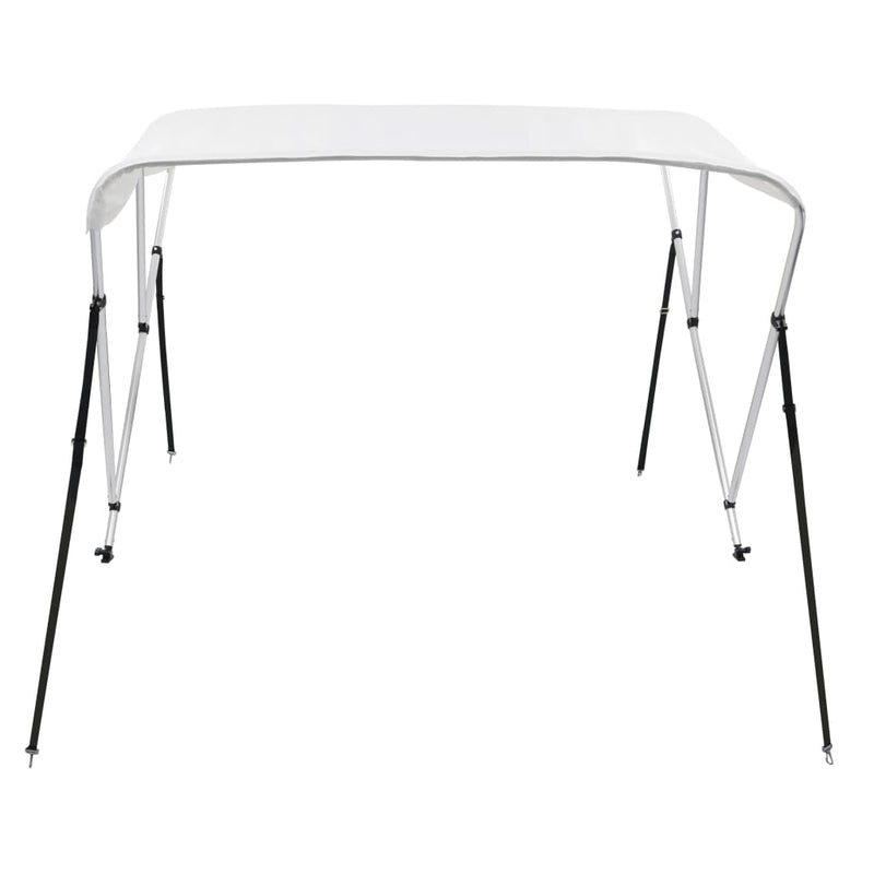 3 Bow Bimini Top White 183x140x137 cm