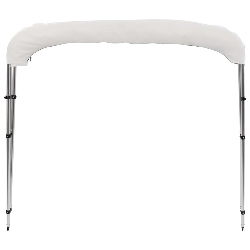 3 Bow Bimini Top White 183x140x137 cm