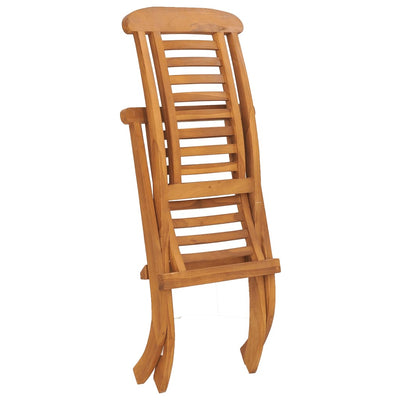 Folding Garden Chair Solid Teak Wood