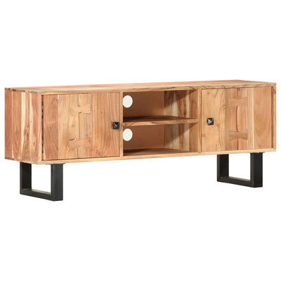 TV Cabinet 118x30x45 cm Solid Acacia Wood