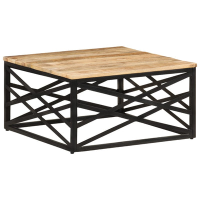 Coffee Table 68x68x35 cm Solid Mango Wood