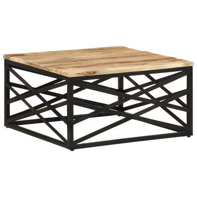 Coffee Table 68x68x35 cm Solid Mango Wood