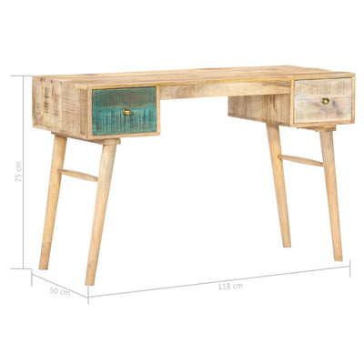 Desk 118x50x75 cm Solid Mango Wood