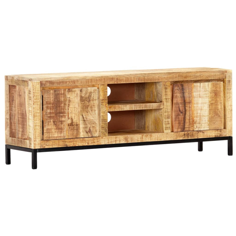 TV Cabinet 118x30x45 cm Solid Mango Wood