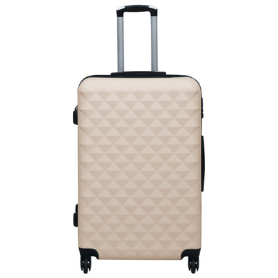 Hardcase Trolley Set 3 pcs Gold ABS