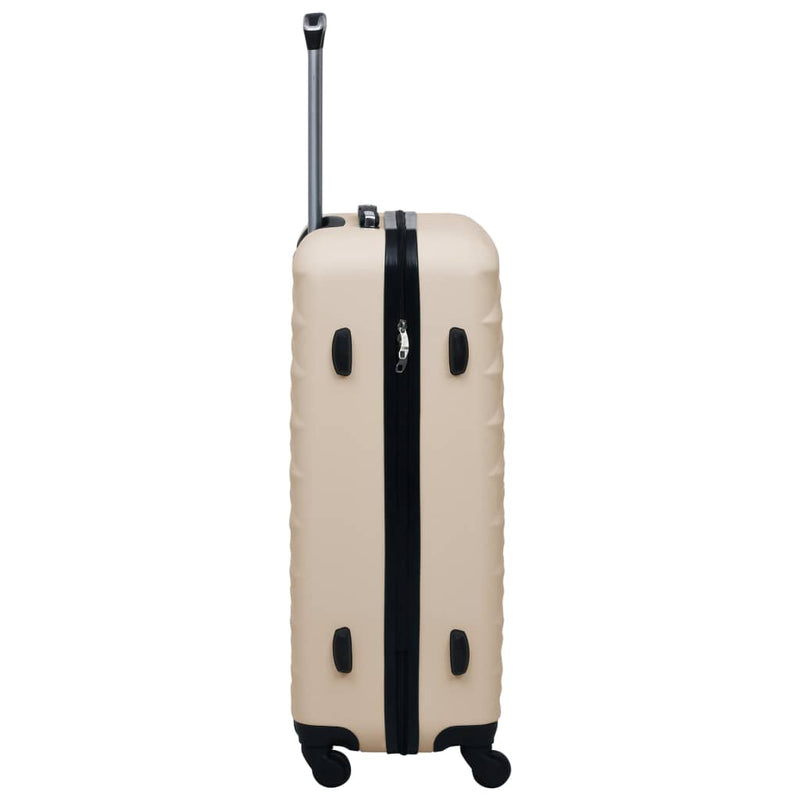 Hardcase Trolley Set 3 pcs Gold ABS