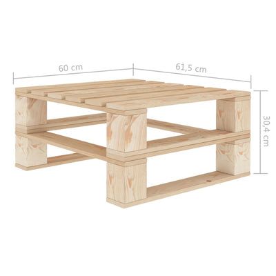 Garden Pallet Table Wood