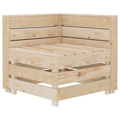 Garden Pallet Corner Sofa Wood