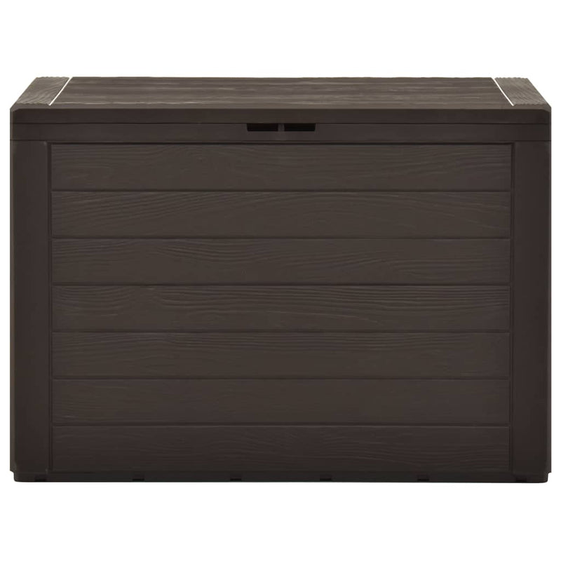 Garden Storage Box Brown 78x44x55 cm