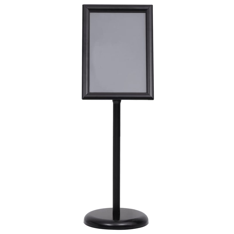 A3 Pedestal Poster Stand Black Aluminium Alloy