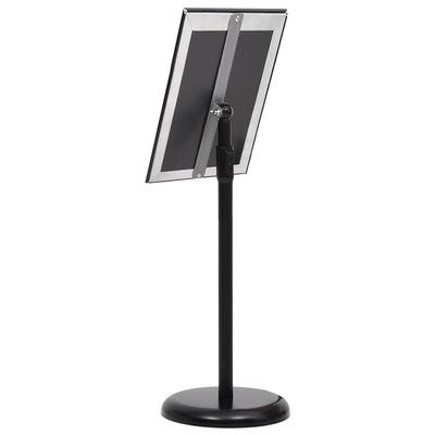 A3 Pedestal Poster Stand Black Aluminium Alloy