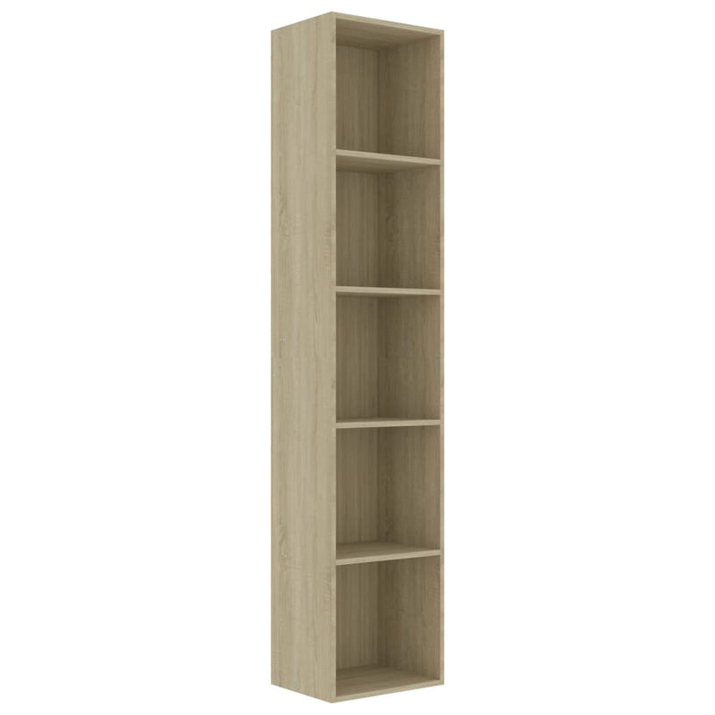 Book Cabinet Sonoma Oak 40x30x189 cm Engineered Wood