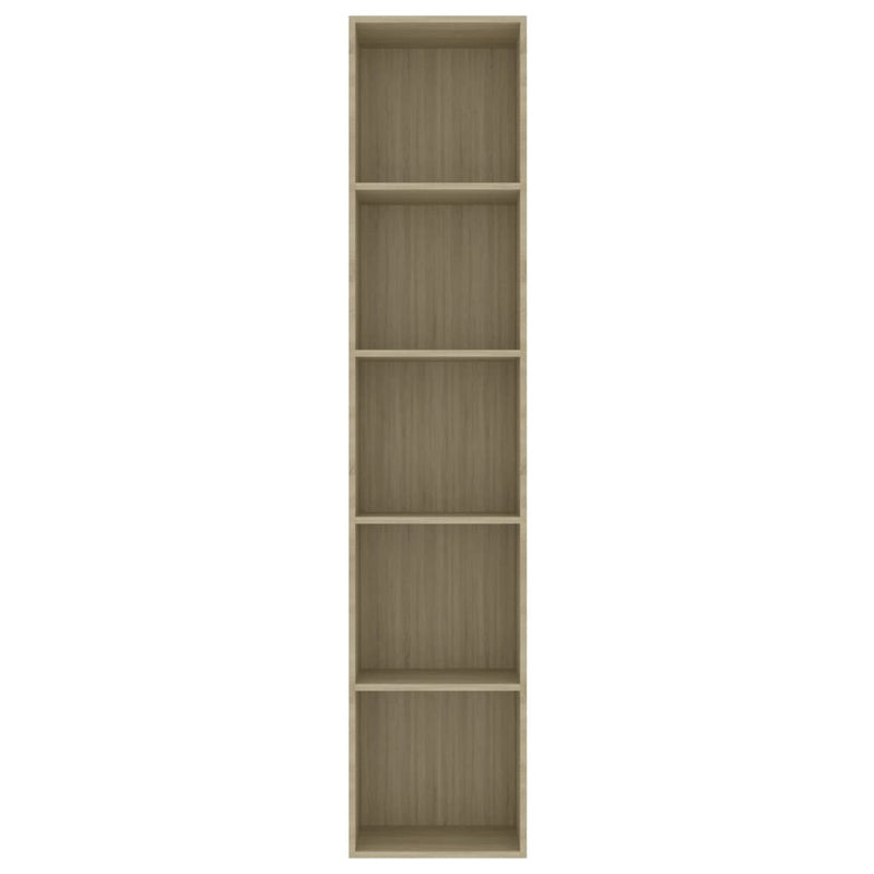 Book Cabinet Sonoma Oak 40x30x189 cm Engineered Wood