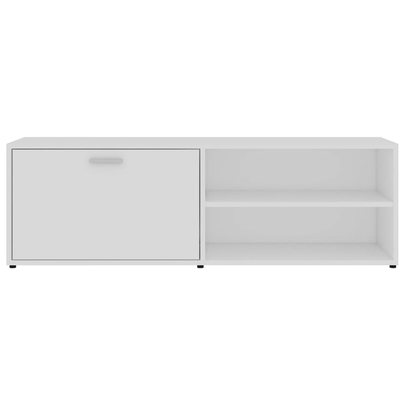 TV Cabinet White 120x34x37 cm Engineered Wood