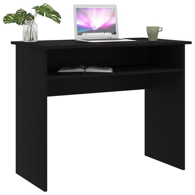 Desk Black 90x50x74 cm Engineered Wood