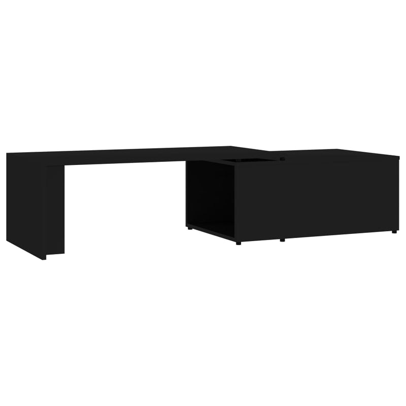 Coffee Table Black 150x50x35 cm Engineered Wood