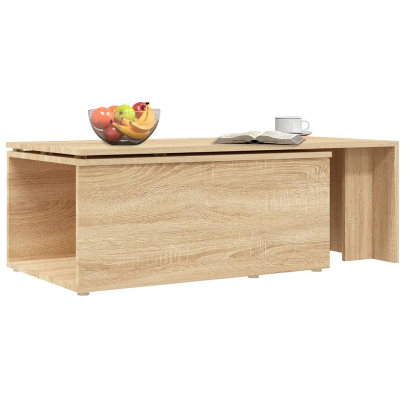 Coffee Table Sonoma Oak 150x50x35 cm Engineered Wood