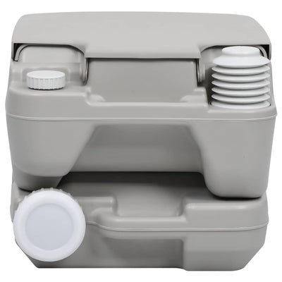 Portable Camping Toilet Grey 10+10 L