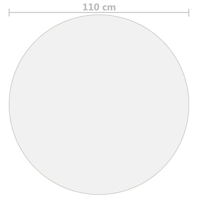 Table Protector Transparent Ø 110 cm 2 mm PVC