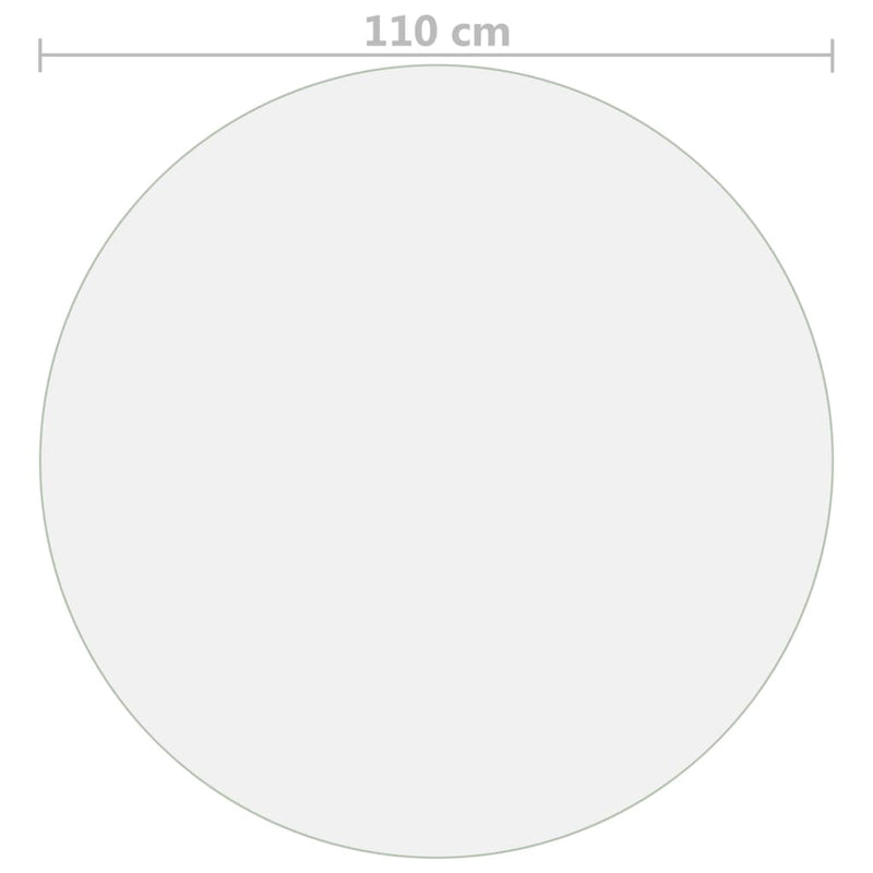 Table Protector Transparent Ø 110 cm 2 mm PVC