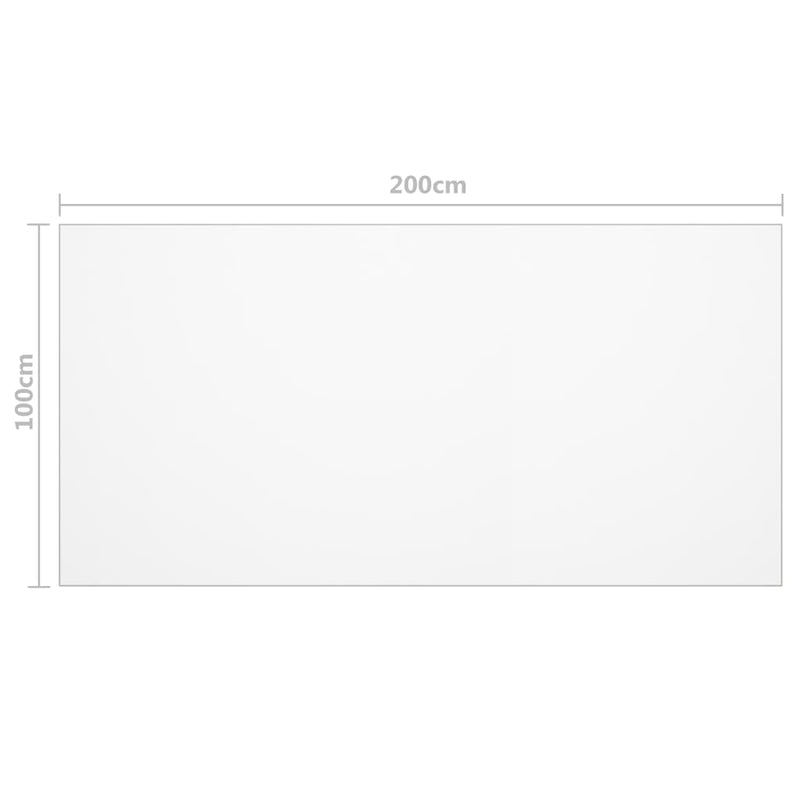 Table Protector Transparent 200x100 cm 2 mm PVC