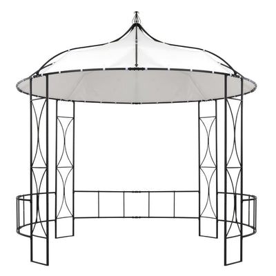 Gazebo 300x290 cm White Round