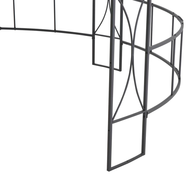 Gazebo 300x290 cm Anthracite Round