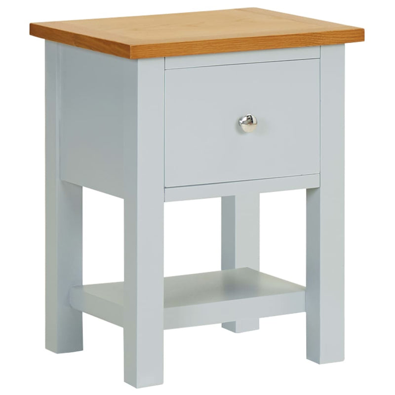 Nightstand 36x30x47 cm Solid Oak Wood