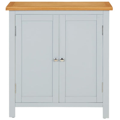 Cupboard 70x35x75 cm Solid Oak Wood