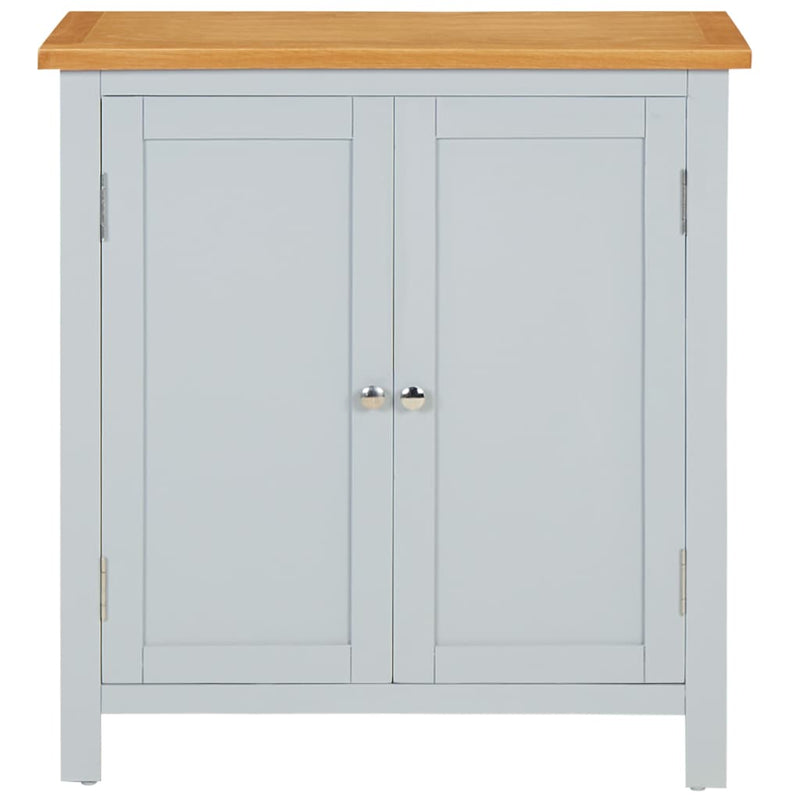 Cupboard 70x35x75 cm Solid Oak Wood