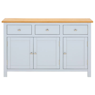 Sideboard 110x33.5x70 cm Solid Oak Wood