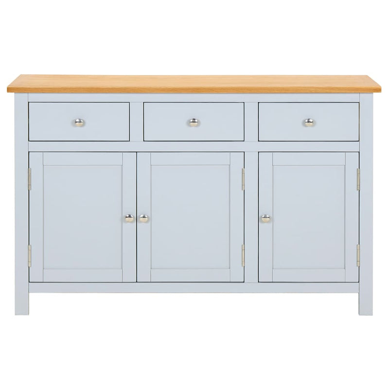 Sideboard 110x33.5x70 cm Solid Oak Wood