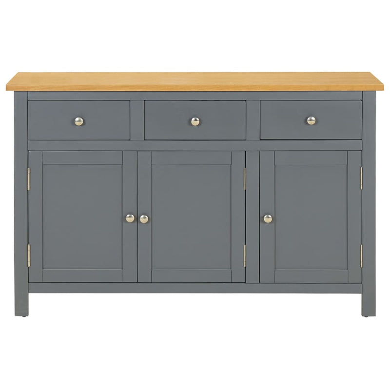 Sideboard 110x33.5x70 cm Solid Oak Wood