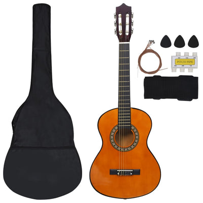 8 Piece Classical Guitar Beginner Set 1/2 34"