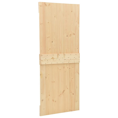 Door 80x210 cm Solid Pine Wood